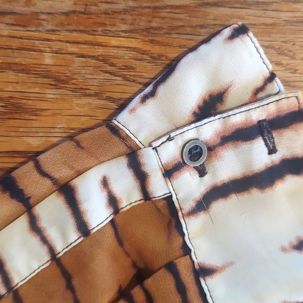 Forever 21 Sheer Animal Print Top